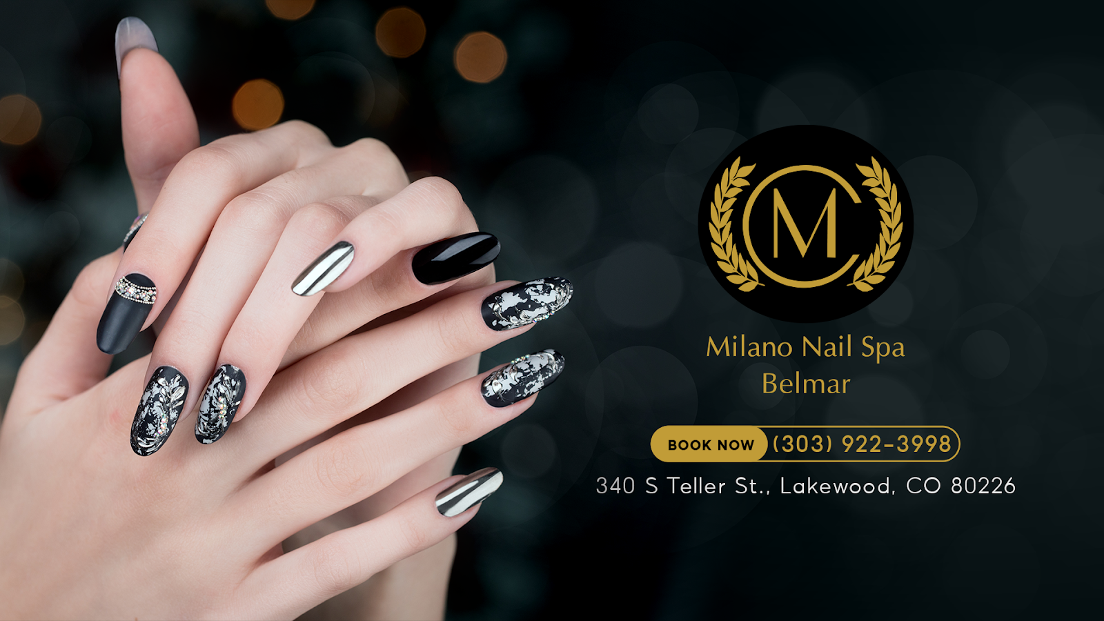 Milano Nail Spa Belmar logo